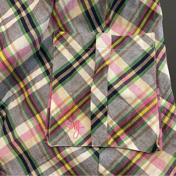 Roxy Plaid Side Pockets Sundress Size M - Picture 6 of 12